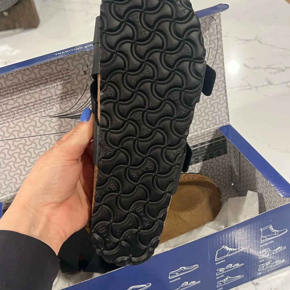 Brand new Birkenstock black sandals for sale. New in box. - Picture 5 of 6